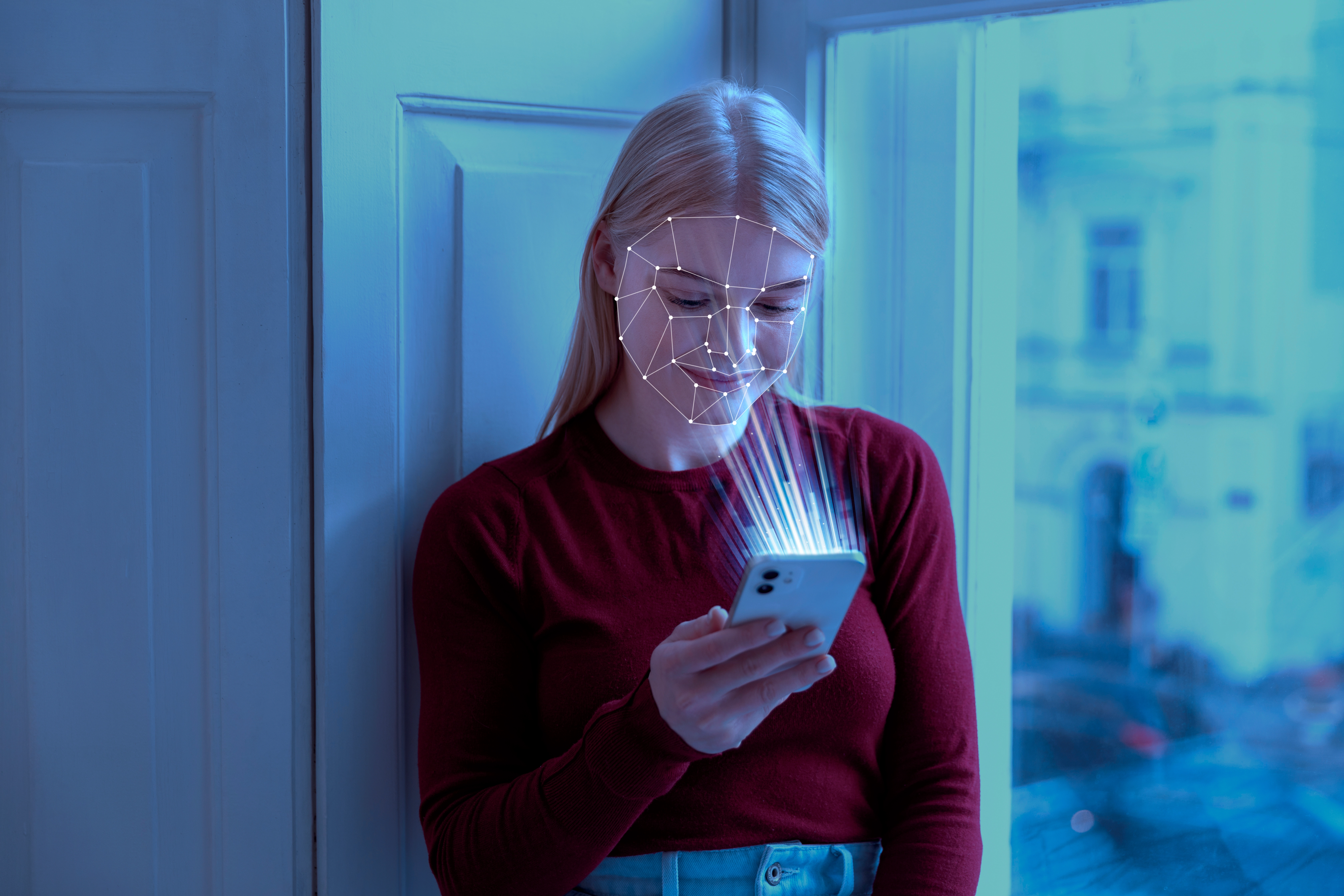 Teenage girl looking at phone distressed - AI deepfake nude school crisis parental guide 2026